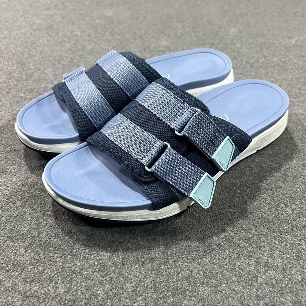 Ryka Women's Tribute Insignia Blue Recovery Slide Sandal Size 10 M